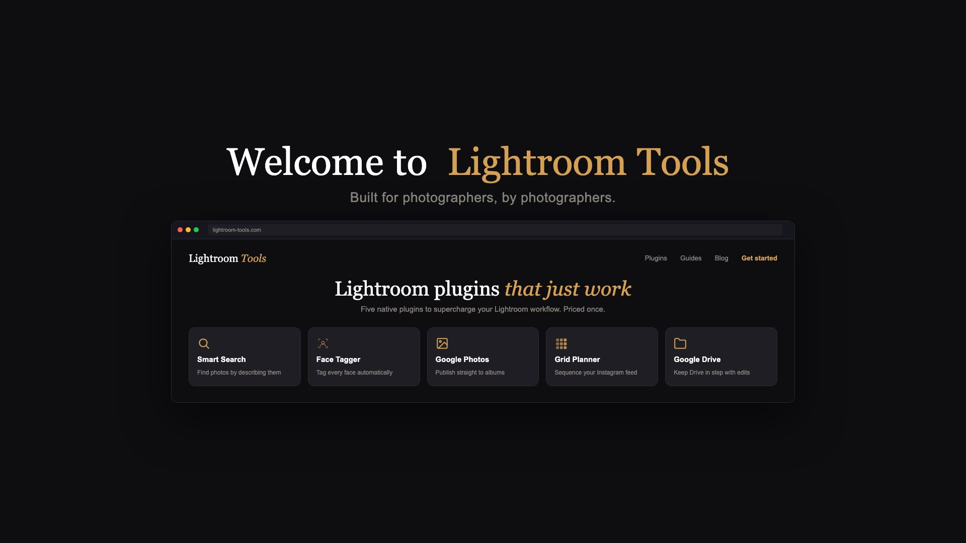 Lightroom Tools plugins sizzle reel